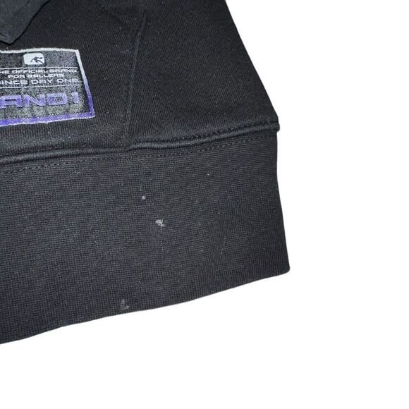 AND1 Basketball Pullover Hoodie Size Small Black Purple Athletic Hoodie - Picture 3 of 8